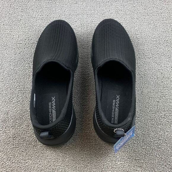 Skechers Goga Max Women US 8‎ Black Go Walk Shoes Slip-on Comfort Sneakers - Picture 7 of 7
